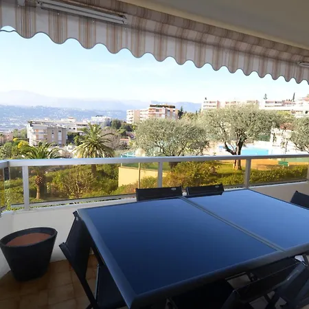 Plein Ciel - 5 Personnes Avec Piscine Sur La Corniche Fleurie à Apartamento Nice